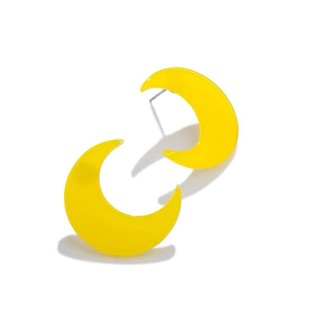 Mùa hè dễ thương khí chất tưởng tượng Thủy Thủ Mặt Trăng Bông tai mặt trăng Bông tai cá tính Bông tai kẹp
