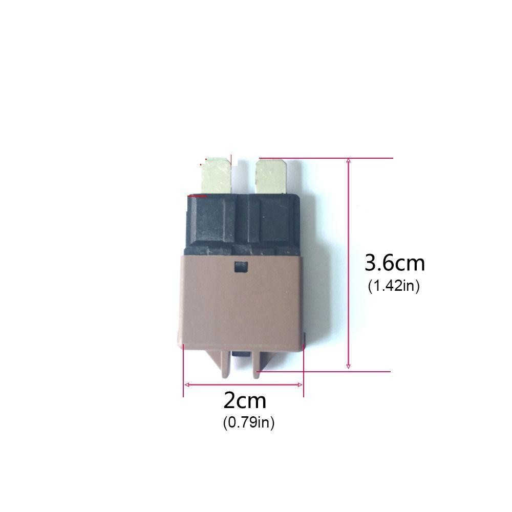 Cầu chì lưỡi FANIELLAPOWELL ATC, Bộ ngắt mạch đặt lại thủ công 5-30A, Phụ kiện ô tô Phục hồi tự động Bảo vệ quá dòng Bảo vệ ô tô Xe máy Xe tải Thuyền Marine