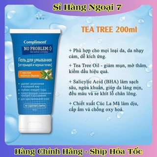 [DATE MỚI] Gel rửa mặt BHA Compliment No Problem làm sạch sâu, giảm viêm & mụn 200ml - HÀNG NGA