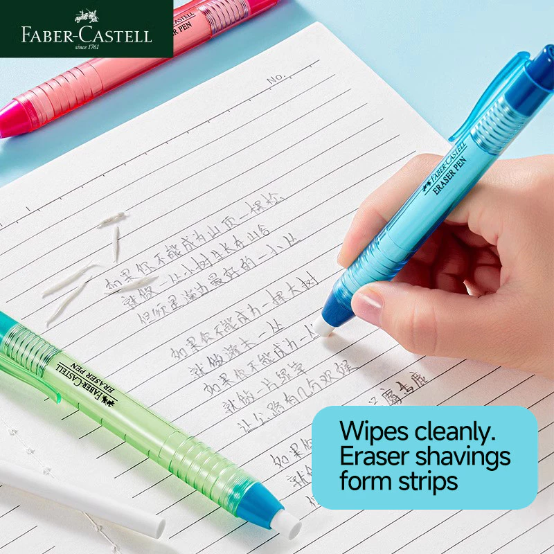 Faber-castell Loại Đẩy Bút Tẩy Màu Bút Chì Văn Phòng Phẩm Cho Học Sinh Sửa Đổi Dụng Cụ