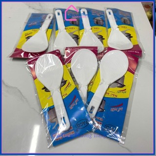 [Kho sỉ] Combo 5 Muôi, Vá xới cơm nhựa việt nhật chống dính, muôn/vá xới cơm nhám chịu nhiệt - Phương Trang