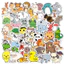 Combo 50 Nhãn Dán Sticker Hình Con Voi, động Vật Ngộ Nghĩnh Cute Trang Trí Máy Tính, điện Thoại, Bìa Sách