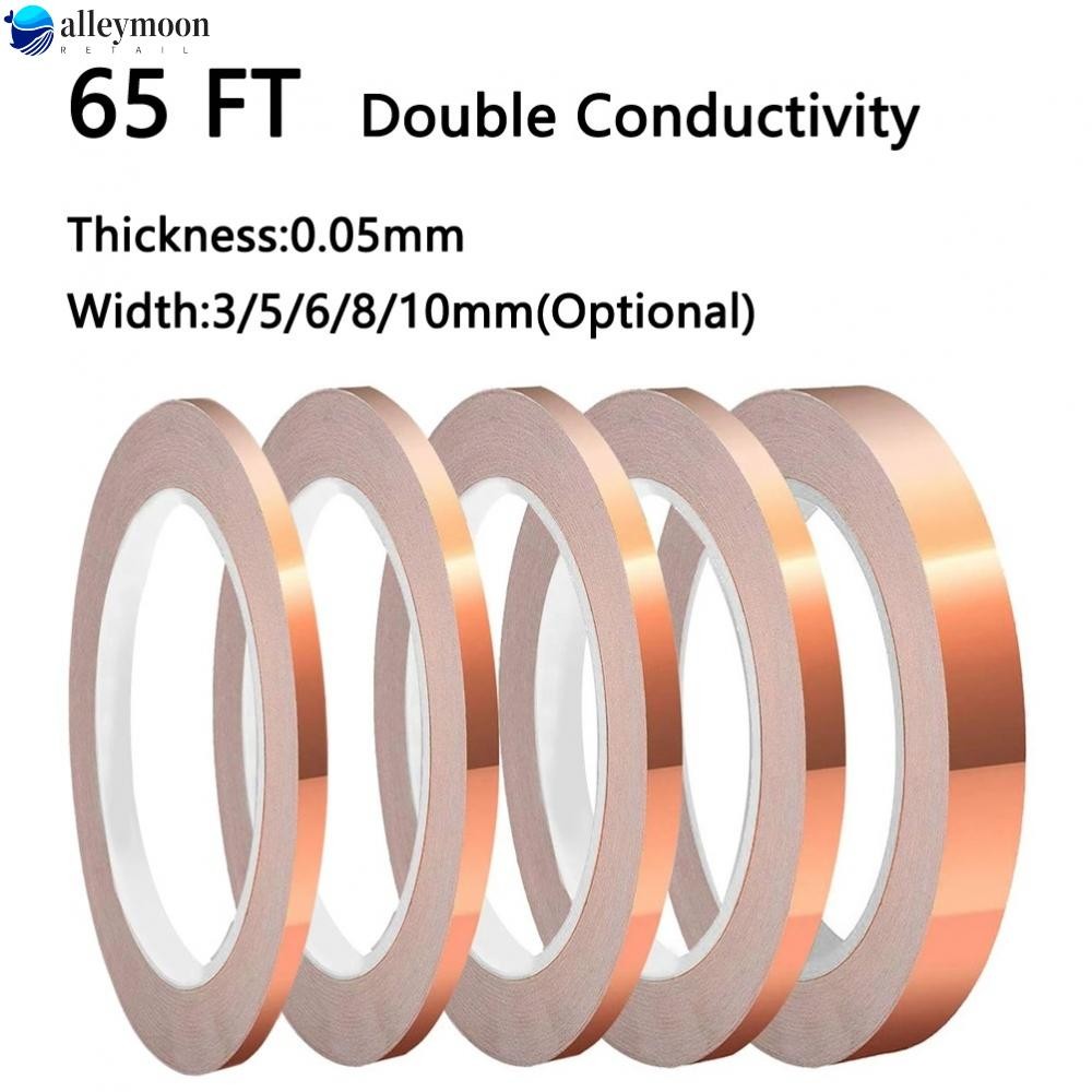 【LEYM】Durable and Reliable 65FT Conductive Copper Foil Tape for Circuit Repair