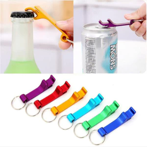 Dụng cụ mở chai hợp kim nhôm đa năng 4 trong 1, Dụng cụ mở chai móc khóa, Dụng cụ mở chai bia, Dụng cụ mở chai nước giải khát, Dụng cụ mở chai cầm tay gia đình