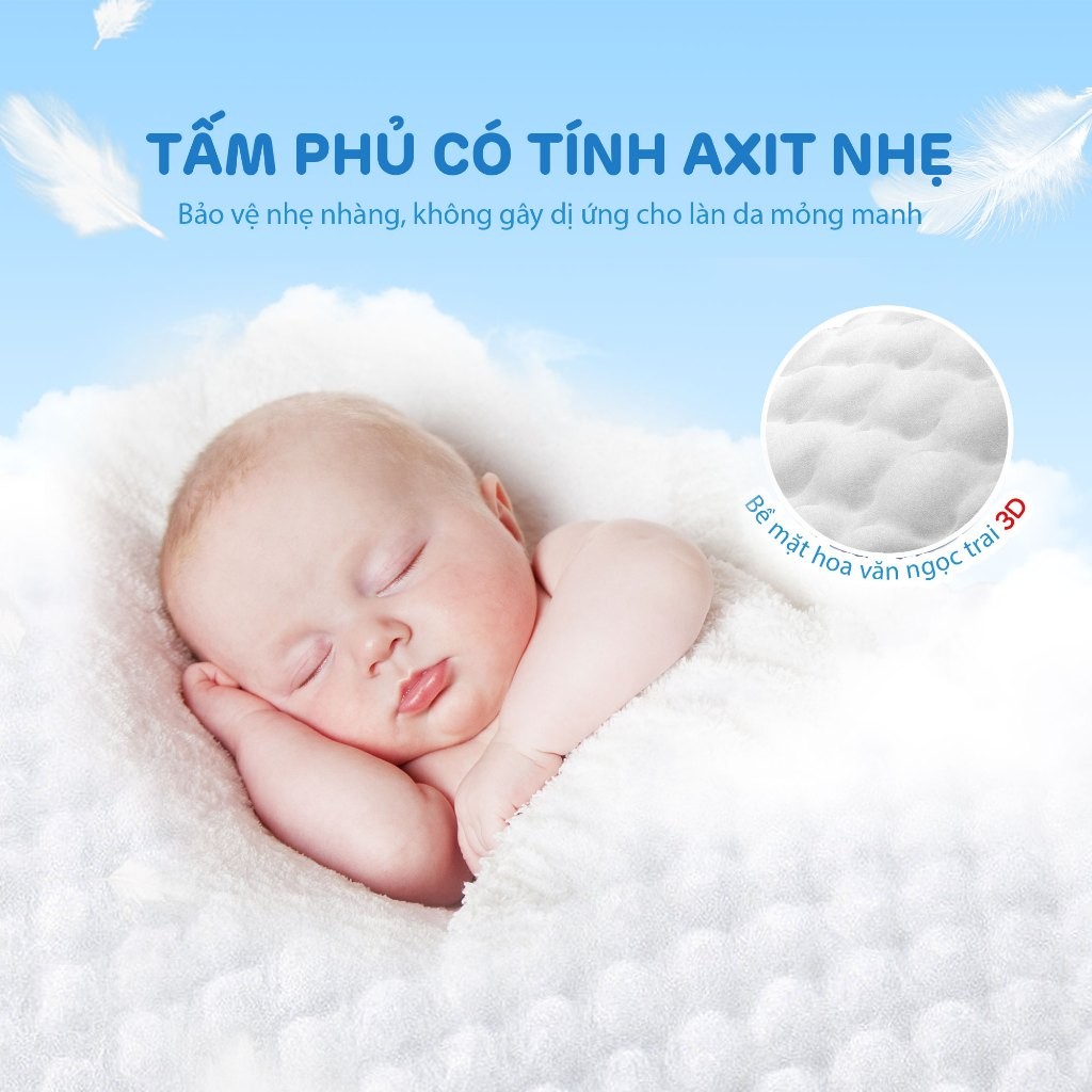 [Combo 2] Tã/Bỉm Dán Aiwibi Tiêu Chuẩn Cho Bé Thoáng Khí, Thấm Hút Nhanh - Gói Lớn S/M/L/XL