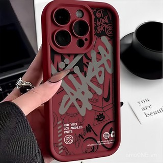 Ốp lưng cho OPPO F7 F9 F11 R15 Pro Find X3 X5 X8 Pro 5G thương hiệu thời trang logo chữ cái mắt thiên thần chống sốc mềm