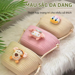 Giỏ Treo Tường Cotton Myd.23 Họa Tiết Hoạt Hình Đáng Yêu Đựng Đồ Đa Năng Cho Phòng Ngủ