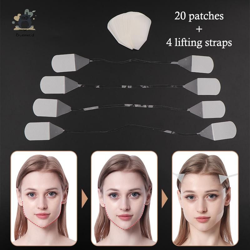 [Bluemood] Miếng dán nâng cơ mặt vô hình, giảm béo, giảm nếp nhăn, nâng mắt, chống lão hóa