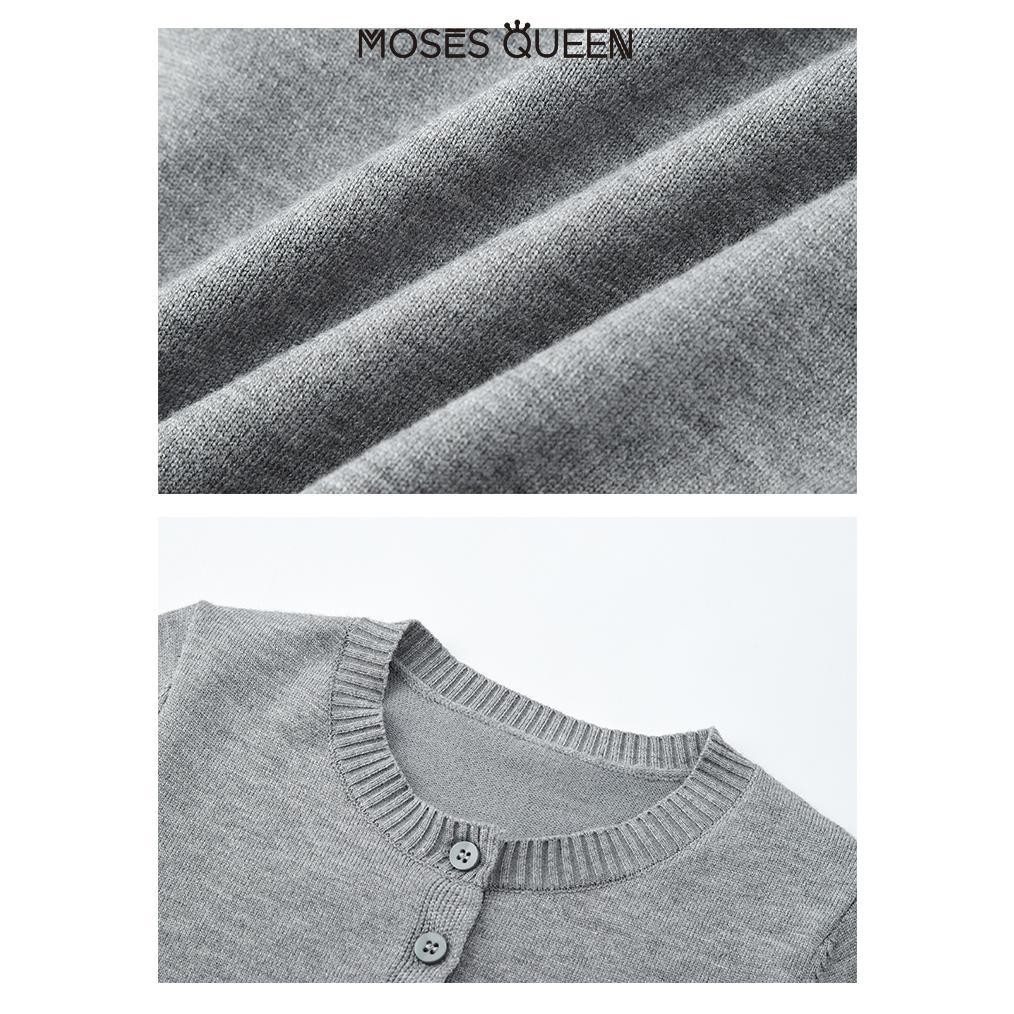 < MOSESQUEEN > Áo khoác thay thế đa năng phong cách Pháp, dáng slim và skinny cho nữ, làm từ vải dệt đan #59260 | BigBuy360 - bigbuy360.vn