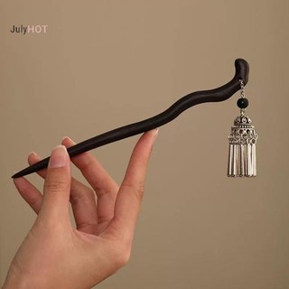 Julyhot Phong Cách Trung Hoa Quạt sel Tóc Dính Dành Cho Nữ Vintage Kim Loại Hanfu Đũa Tóc Dính Phụ Kiện Tóc Massivedeals