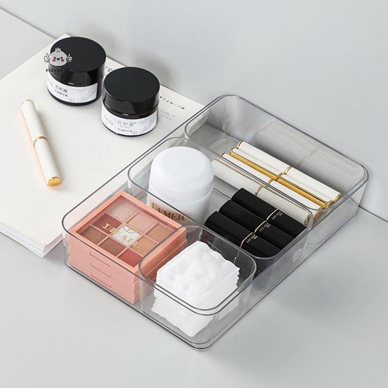 Maybest Ngăn Kéo Sắp Xếp Hộp Trong Suốt Để Bảo Quản Hộp Sắp Xếp Ngăn Kéo Nhà Bếp Hộp Bảo Quản Mỹ Phẩm Tổ Chức Văn Phòng Hộp Chia {VN}