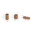 Giỏ đựng rau củ quả bánh mì YUJINI, độ cứng 7 kiểu mây dệt Giỏ phục vụ, Giỏ mây gia dụng dệt tay Nhà hàng phục vụ màn hình để bàn