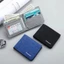 Ví nam GILL, Hộp đựng thẻ bền màu trơn, Túi đựng tiền bằng vải Canvas thời trang Ví đựng tiền xu Túi ly hợp