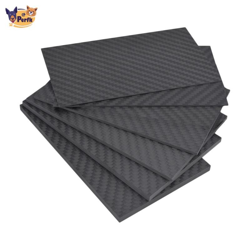 X 75mm 3K Tấm Carbon 0.5mm / 1mm / 2mm / 3mm Chất liệu độ cứng tổng hợp dày