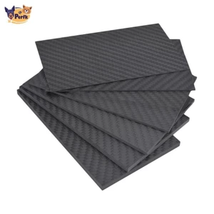 X 75mm 3K Tấm Carbon 0.5mm / 1mm / 2mm / 3mm Chất liệu độ cứng tổng hợp dày