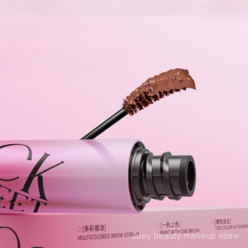 Kem nhuộm lông mày ROCK SWEET, không thấm nước và chống mồ hôi, tự nhiên, ba chiều và không lem LNXS