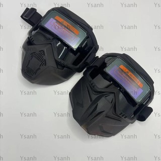 Máy hàn YSANH, Kính hàn có thể tháo rời loại chia, Chất lượng cao Tự động làm tối màu chống va đập Dây đeo có thể điều chỉnh Tấm chắn mặt Thiết bị bảo vệ làm việc