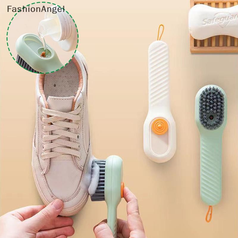 FashionAngel 1 Giày Giặt Plus Bàn Chải Giày Lỏng Đa Năng Bấm Mềm Bàn Chải Giày Tay Cầm Dài Bàn Chải Quần Áo Cleaing Dụng Cụ VN