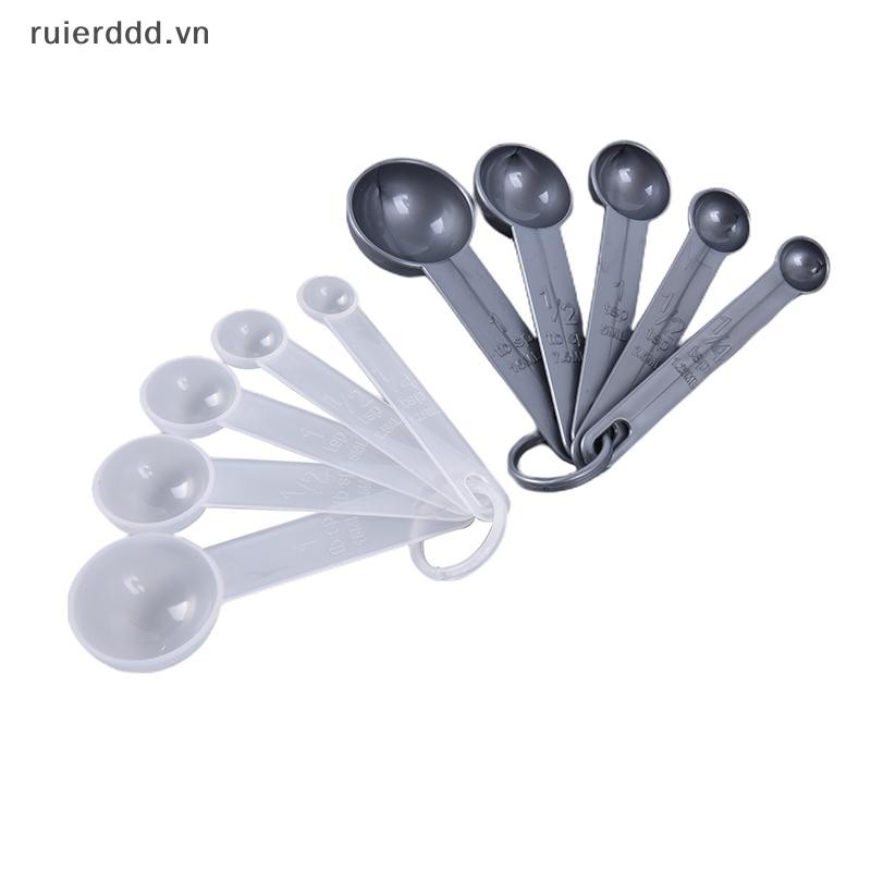 # ruierdd # 5 Cái / lốc Thìa Đo Có Cân Cho Bộ Thìa Nướng Bánh Nhà Bếp Có Cân.