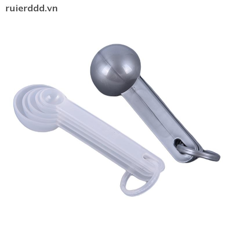 # ruierdd # 5 Cái / lốc Thìa Đo Có Cân Cho Bộ Thìa Nướng Bánh Nhà Bếp Có Cân.