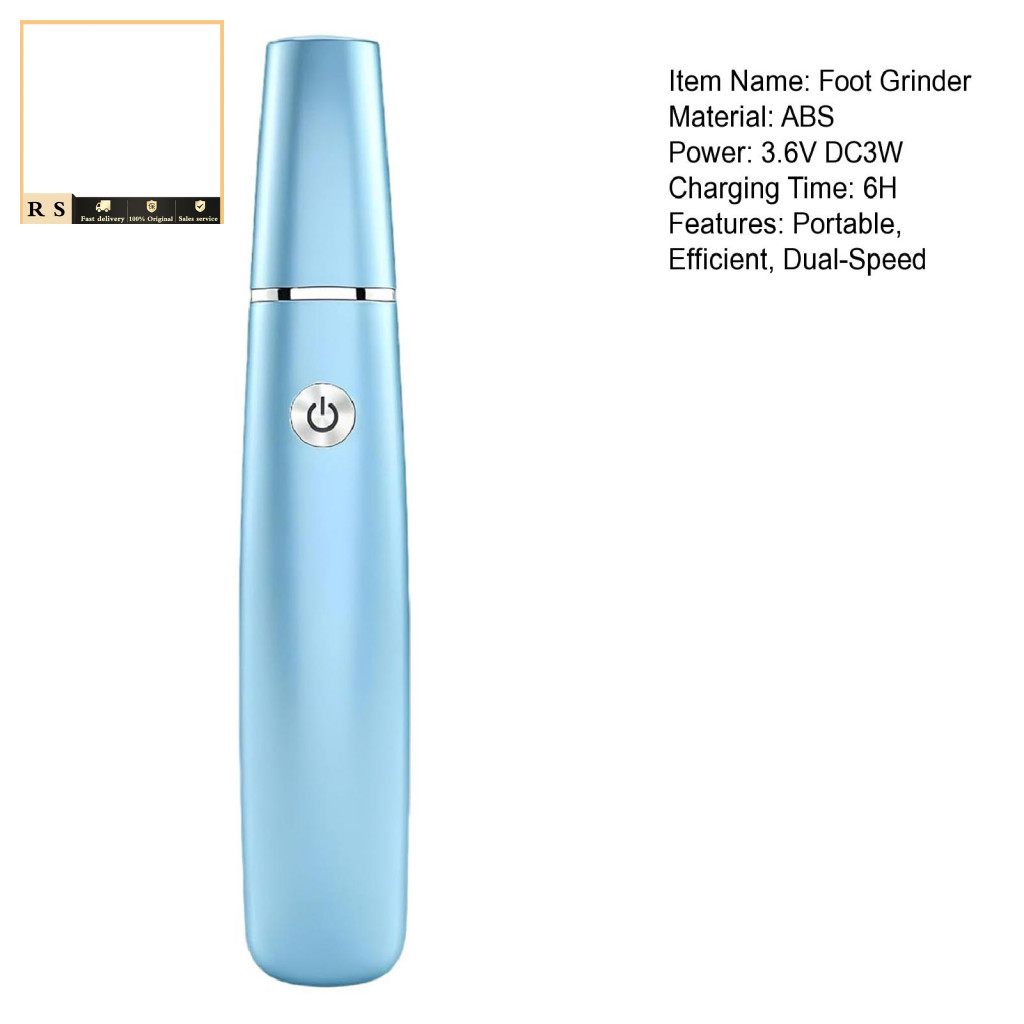Máy mài chân Máy chà chân Máy tẩy vết chai điện di động cho bàn chân mịn 2 tốc độ với 360° Đầu lăn hoàn hảo cho giày cao gót nứt da chết