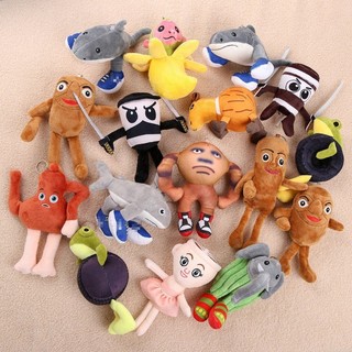 Ý Brainrot Móc Khóa Plushie Tung Tung Tung Sahur, Brainrot Đồ Chơi Tralalero Tralalala Mặt Dây Chuyền Sang Trọng Vòng Chìa Khóa