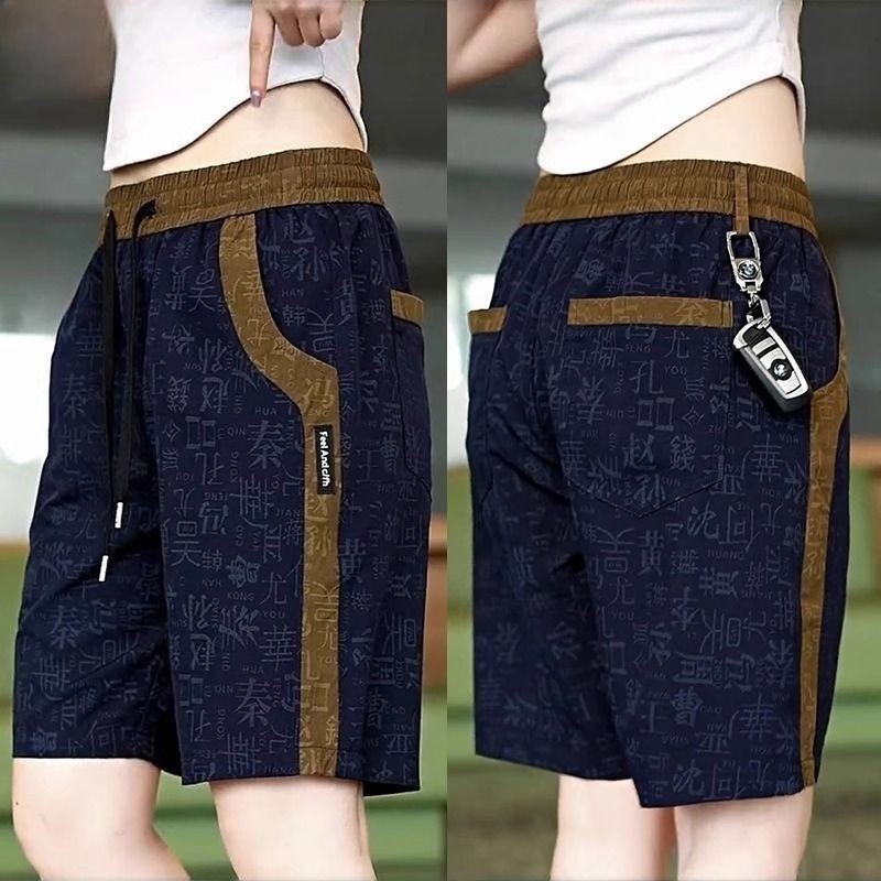 Quần short thể thao dáng rộng mùa hè cho nữ