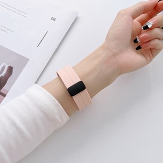 Dây đeo khóa từ tính có vỏ cho Xiaomi Mi Band 10 9 8 Dây đeo đồng hồ cho Miband 10 / 9 / 8 Phiên bản gốm Thời trang Dây đeo cổ tay màu trơn