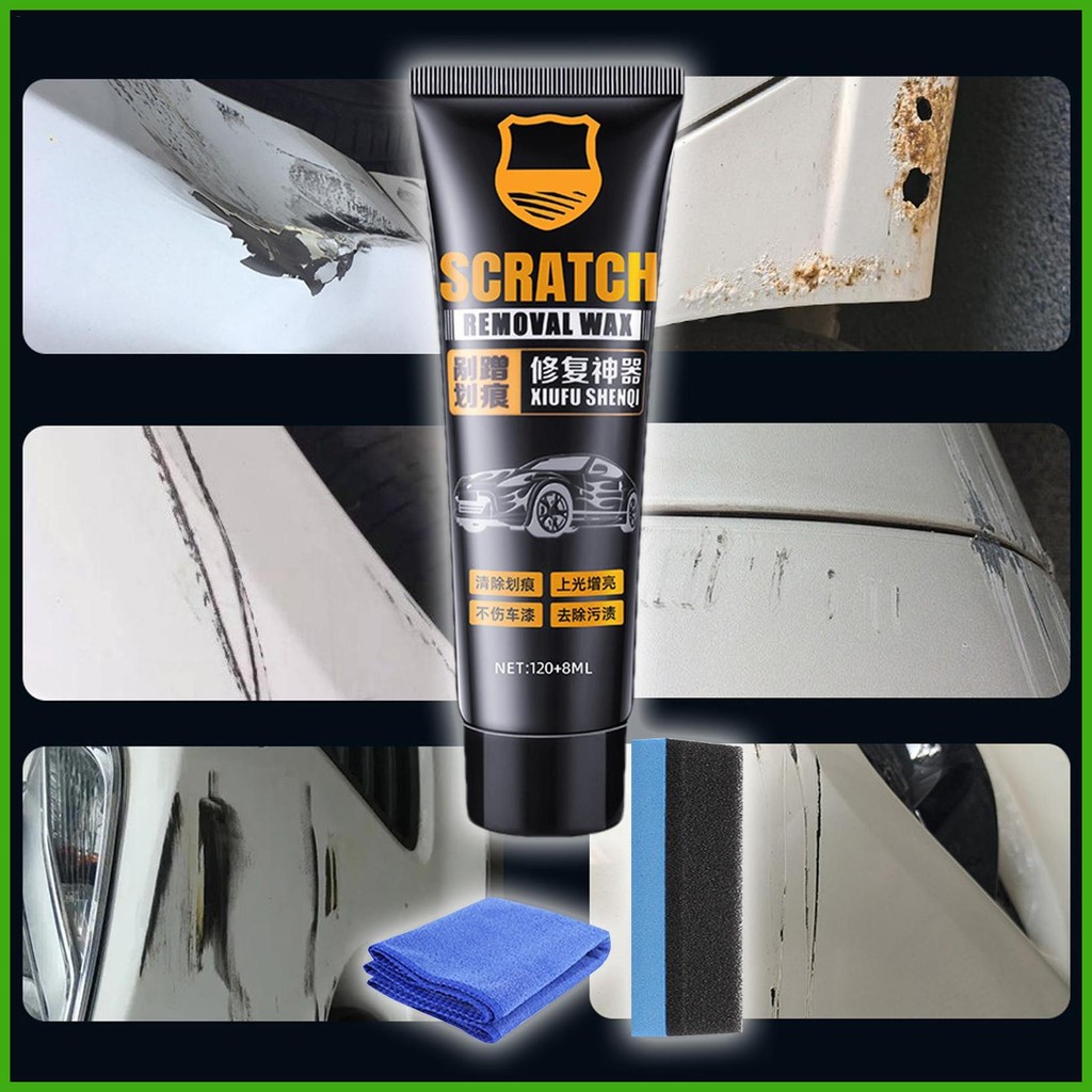 Sáp Sửa Chữa Vết Xước Cho Ô Tô Sửa Chữa Vết Xước Dán Đánh Bóng Đa Năng 128ml Sáp Cho Sơn Xe Sâu Trầy Xước wipqsvn
