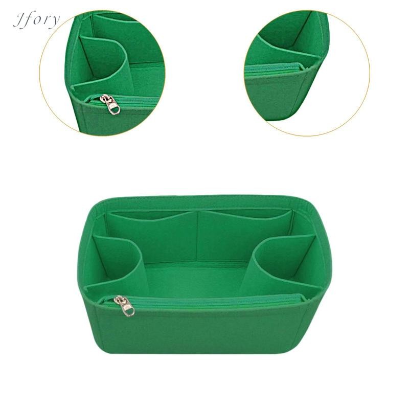 Jfory Chèn Túi Xách Lót Trang Trí Dây Kéo Bên Trong Túi Đa Năng Túi Xách Người Tổ Chức Chèn Ví Cho Du Lịch