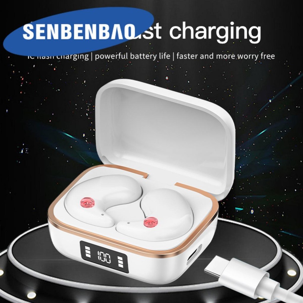 Tai nghe không dây SENBENBAO X55PRO Tai nghe ngủTWS dành cho tất cả điện thoại di động thông minh có Mic và chống thấm nước