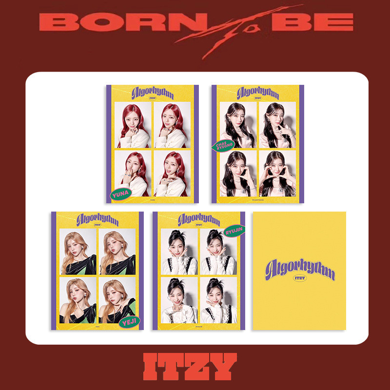 5 Cái / bộ ITZY GOLD Lomo Card Algorhythm Album Giáng Sinh Giết ĐÔI CỦA TÔI Thiệp Chúc Mừng Mùa Chaeryeong Yuna Lia Ryujin Yeji Bưu Thiếp Kpop YM