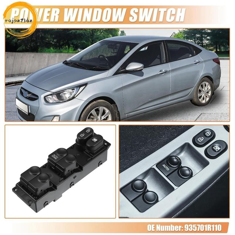 Công tắc cửa sổ điện bên trái phía trước 935701R110 93570-1R110 cho Công tắc điều khiển cửa sổ Hyundai Accent 2011-2017
