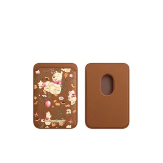 Hoa Winnie the Pooh Họa Tiết Ví Điện Thoại Thích Hợp Cho Iphone 15 16 16promax 14 13 12 Ví Đựng Thẻ Điện Thoại