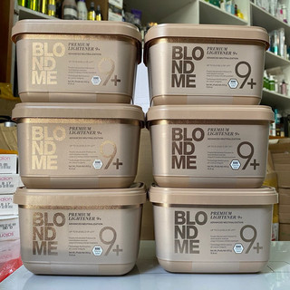 Bột tẩy nâng sáng tóc 9 cấp độ Blond me Premium Lightener 9+ Dust Free Powder Schwarzkopf 450g [ TN ]