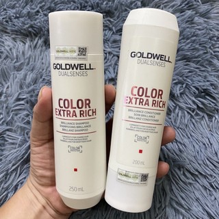 Dầu gội xả dưỡng tóc nhuộm Goldwell Color Extra Rich 250ml/200ml [ TN ]
