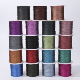 Dây lụa vàng bạc 3/6/9/12/15 sợi, dây buộc thủ công, vòng tay dệt, phụ kiện quấn tay
