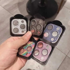 Phim ống kính chấm lấp lánh Thích hợp cho iPhone17Promax 16 15 14 Pro max Bảo vệ ống kính iPhone15 Phim ảnh phía sau 14 Phim màu bóng Tất cả trong một
