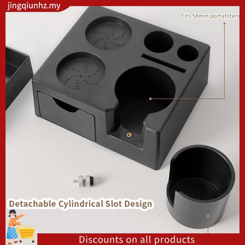 Espresso Tamping Trạm Tổ Chức Cà Phê Tam Giác Giá Đỡ Cho 58mm 54mm 51mm Epsresso Portafilter Dụng Cụ Cà Phê Organzier