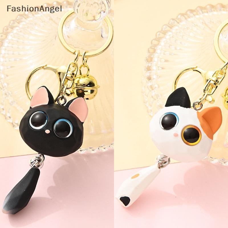 FashionAngel Hoạt Hình Sáng Tạo Mắt To Móc Khóa Dễ Thương Chống Mất Mặt Dây Chuyền Tinh Tế 3D Móc Khóa Cặp Đôi Accessor VN