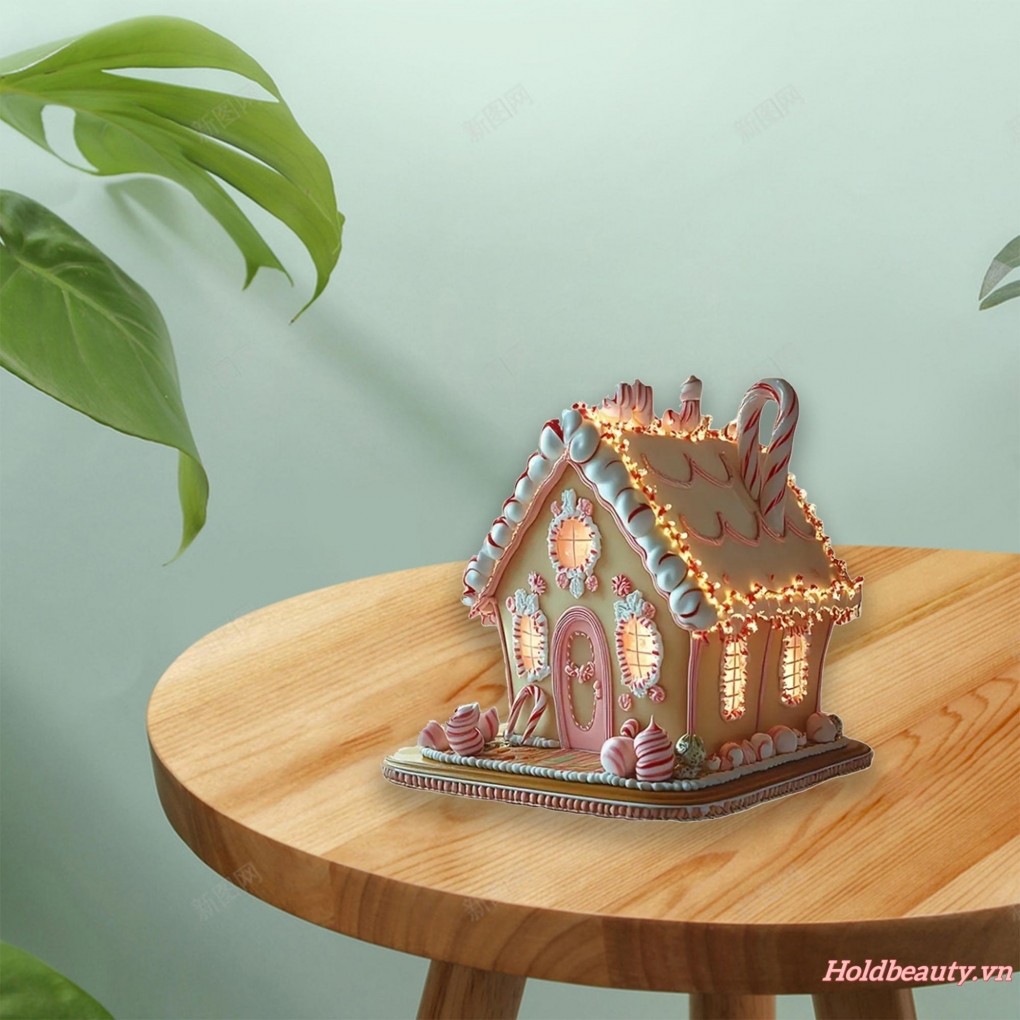Truyện Cổ Tích Nhà Để Bàn Trang Trí Kẹo Ngọt Bohemian Xây Dựng Acrylic Trang Trí Cho Bàn Kệ Sách Sân Vườn Nhà