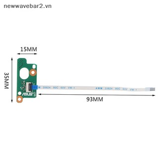 [Mới] Bảng điều khiển nút bật / tắt nguồn W / Cáp cho X451C X403M W419L X453 x551ca.