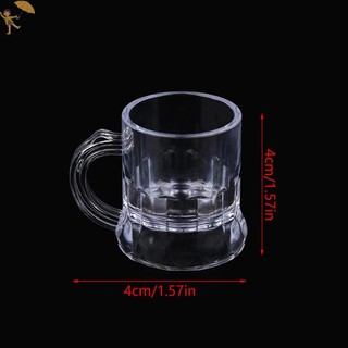 [GOU] 1 Cốc Bia 2oz Tay Cầm Nhỏ Rượu Whisky Nhựa Cho Tiệc Cốc Thủy Tinh Barware Nhà Bếp Thanh Ăn Trang Trí Sân Vườn VN