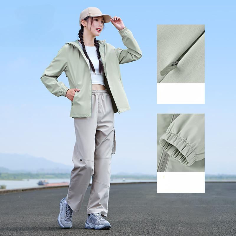 Ảnh Áo khoác thể thao CAMEL CROWN Áo khoác có mũ trùm đầu chống nước cho nam và nữ Áo khoác chống gió ngoài trời 3