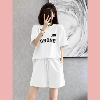 Set áo phông kèm quần đùi nữ, Set đồ nữ fom rộng mẫu DBN11 chất liệu thoáng mát, Đồ bộ nữ mùa hè, Đồ ngủ nữ