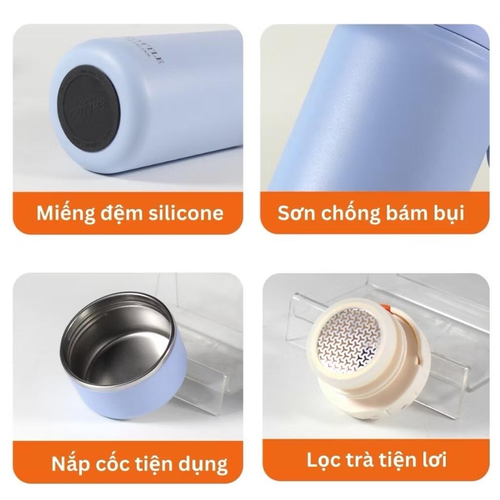 Bình nước Giữ Nhiệt INOX SUS 316 Thể Tích 650ML/850ML Giữ Lạnh Và Nóng, Bình giữ nhiệt mùa hè
