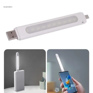 Đèn LED chạy bằng USB EC Hỗ trợ Micro USB hoặc TypeC với 10 hạt LED để cắm trại