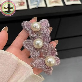 SAFENH Phong Cách Rừng Bong Bóng Bím Tóc Cho Nữ Thời Trang Ngọt Ngào Đường Dây Điện Thoại Tóc Đuôi Ngựa Bím Tóc Phụ Kiện VN