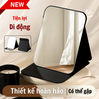 Gương Mỹ Phẩm Gấp Gọn Để Bàn Bunnies House Gương Da Trang Điểm Điều Chỉnh Độ Nghiêng Hình Chữ Nhật Tiện Lợi