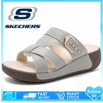 Giày Nữ SKCHERS sandal Nữ Giày Nữ Giày Da Nữ Nữ Xăng đan Nữ Thuyền Đế Bằng Nữ Dép Nữ size Lớn 40 41